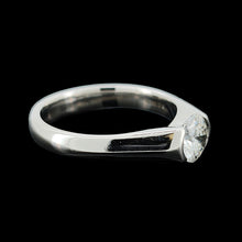 Load image into Gallery viewer, Platinum Single Stone Brilliant Cut Diamond Tension Set Ring, 0.65ct