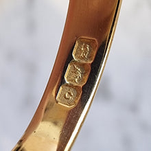 Load image into Gallery viewer, Vintage 18ct Yellow Gold Lapis Lazuli Signet Ring Irish hallmark