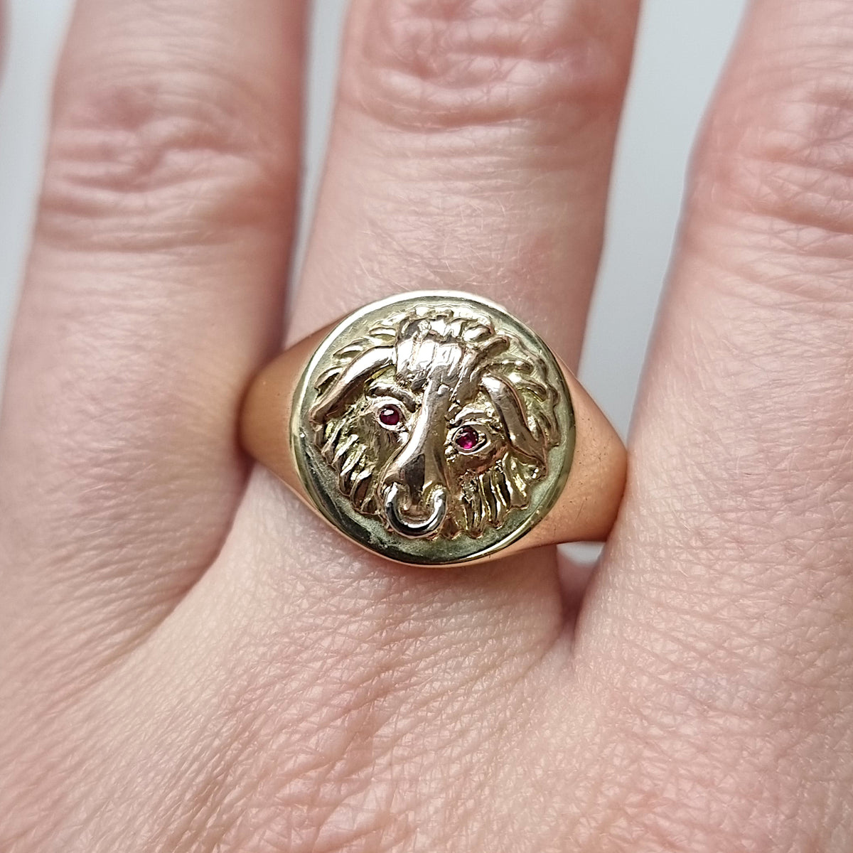 Vintage 9ct Gold Bull Ring – Jeremy Silverthorne Fine Jewellery