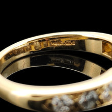 Load image into Gallery viewer, 18ct Yellow Gold Oval and Brilliant Cut Diamond Engagement Ring