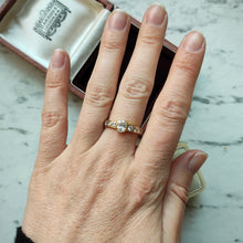 Load image into Gallery viewer, 18ct Yellow Gold Oval and Brilliant Cut Diamond Engagement Ring