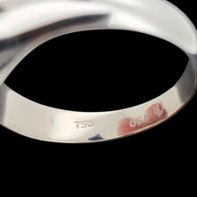 Load image into Gallery viewer, Vintage 18ct White Gold Ruby and Diamond Sputnik Ring