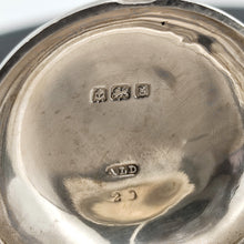 Load image into Gallery viewer, Close-up of a sterling silver hallmark of Birmingham 1906