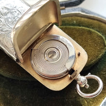 Load image into Gallery viewer, Antique Sterling Silver Sovereign Holder & Vesta Case coin holder
