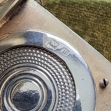 Load image into Gallery viewer, Antique Sterling Silver Sovereign Holder & Vesta Case hallmark