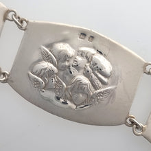 Load image into Gallery viewer, Edwardian Sterling Silver Cherub Panel Belt by Sampson Mordan & Co