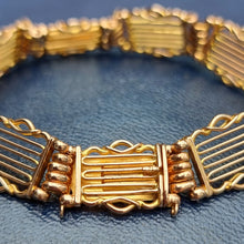 Load image into Gallery viewer, Antique 15ct Gold Gate Bracelet, 21.9 grams