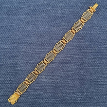 Load image into Gallery viewer, Antique 15ct Gold Gate Bracelet, 21.9 grams