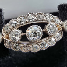 Load image into Gallery viewer, Antique 18ct Gold & Silver Old-Cut Diamond Bracelet, 2.00ct close-up