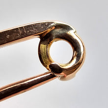 Load image into Gallery viewer, Vintage 15ct Gold Naval Sweetheart Bar Brooch fitting
