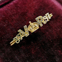 Load image into Gallery viewer, Victorian 9ct Gold Diamond Jubilee Bar Brooch