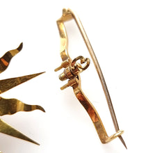 Load image into Gallery viewer, Victorian 15ct Gold Pearl & Diamond Pendant/Brooch fitting