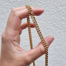 Load image into Gallery viewer, Vintage 9ct Gold Long 32" Rope Chain, 19.0 grams in hand