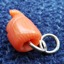 Load image into Gallery viewer, Antique 9ct Gold Coral Charm