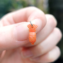 Load image into Gallery viewer, Antique 9ct Gold Coral Fish Tail Charm