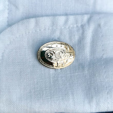 Load image into Gallery viewer, Antique 9ct Gold Belt Engraved Cufflinks