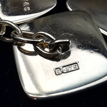 Load image into Gallery viewer, Art Deco 9ct Gold Cushion Shaped Cufflinks