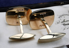 Load image into Gallery viewer, Vintage 9ct Gold Swivel Back Cufflinks