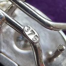 Load image into Gallery viewer, Vintage 9ct Yellow & White Gold Diamond Earrings, 0.25ct stamp