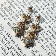 Load image into Gallery viewer, Victorian 9ct Gold Pearl Drop Earrings