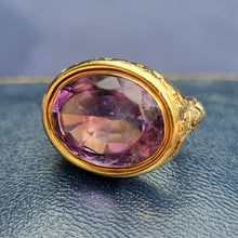 Load image into Gallery viewer, Victorian 15ct Gold Amethyst Fob Seal