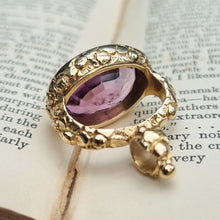 Load image into Gallery viewer, Victorian 15ct Gold Amethyst Fob Seal