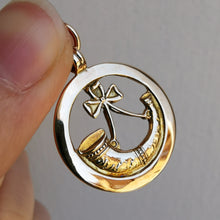 Load image into Gallery viewer, Art Deco 9ct Rose Gold Fob Medal | Hallmarked Birmingham 1924