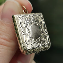 Load image into Gallery viewer, Antique 9ct Gold Back & Front Masonic Shield Locket