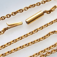 Load image into Gallery viewer, Antique 15ct Gold Pearl Heart Locket with Chain clasp