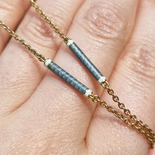 Load image into Gallery viewer, Antique 15ct Gold Pearl & Enamel Drop Necklace