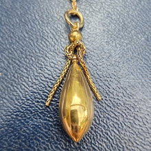Load image into Gallery viewer, Antique 15ct Gold Pearl & Enamel Drop Necklace