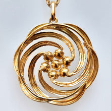 Load image into Gallery viewer, Vintage 18ct Gold Enamel & Pearl Pendant Necklace back