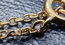 Load image into Gallery viewer, Art Nouveau 9ct Gold Garnet & Pearl Pendant Necklace