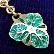 Load image into Gallery viewer, Vintage Silver Gilt Diamond, Pearl & Enamel Floral Necklace