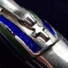 Load image into Gallery viewer, Art Deco Silver & Enamel Egyptian Revival Mechanical Pencil