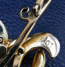 Load image into Gallery viewer, Antique 15ct Gold Sapphire & Pearl Pendant