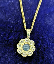 Load image into Gallery viewer, Antique 18ct Gold Opal & Diamond Cluster Pendant