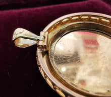 Load image into Gallery viewer, Antique 15ct Gold Pearl Portrait Pendant | Circa 1900