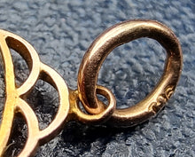 Load image into Gallery viewer, Antique 9ct Gold Sapphire & Baroque Pearl Drop Pendant