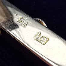 Load image into Gallery viewer, Victorian 12ct Gold Turquoise & Seed Pearl Cross