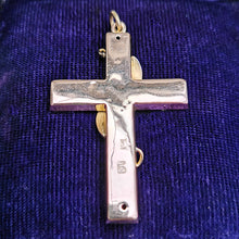 Load image into Gallery viewer, Victorian 12ct Gold Turquoise & Seed Pearl Cross