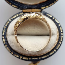 Load image into Gallery viewer, Edwardian 18ct Gold Diamond Five Stone Ring, Hallmarked Chester 1909 side