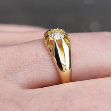 Load image into Gallery viewer, Antique 18ct Gold Old Mine Cut Diamond Solitaire Ring, 0.50ct modelled