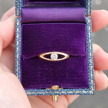 Load image into Gallery viewer, Vintage 18ct Gold Diamond Solitaire Ring, 0.22ct in box