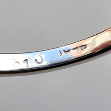 Load image into Gallery viewer, Vintage 18ct White Gold Ruby & Diamond Cluster Ring stamp