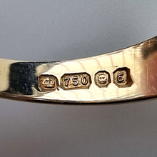 Load image into Gallery viewer, Vintage 18ct Gold Three Stone Diamond Ring, 1.00ct hallmark