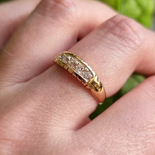 Load image into Gallery viewer, Victorian 18ct Gold Diamond Ring, Hallmarked Chester 1888 modelled