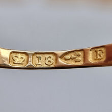 Load image into Gallery viewer, Victorian 18ct Gold Diamond Ring, Hallmarked Chester 1888