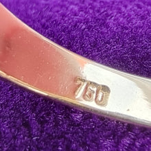 Load image into Gallery viewer, Vintage 18ct Gold Five Stone Diamond Half Eternity Ring, 0.50ct stamp