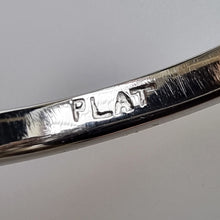 Load image into Gallery viewer, Vintage Platinum Diamond Three Stone Crossover Ring, 0.70ct stamp